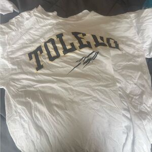 White Toledo Graphic T-Shirt